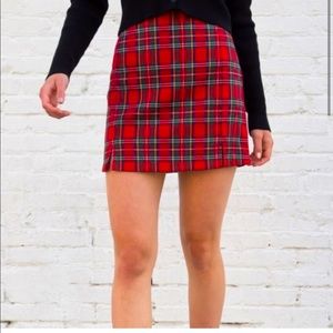 Brandy red skirt